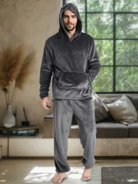 Cozy Thermal Fleece Hooded Set