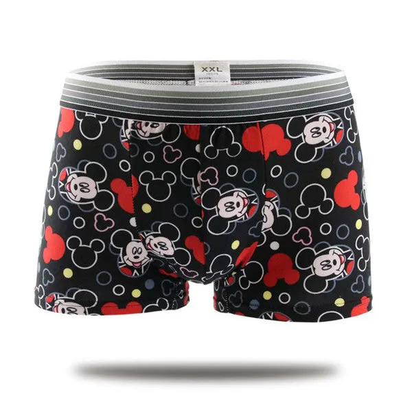 19 colors fashion design cotton Cartoon cuecas boxer men high quality fancy patterned mens underwear boxers men shorts Panties