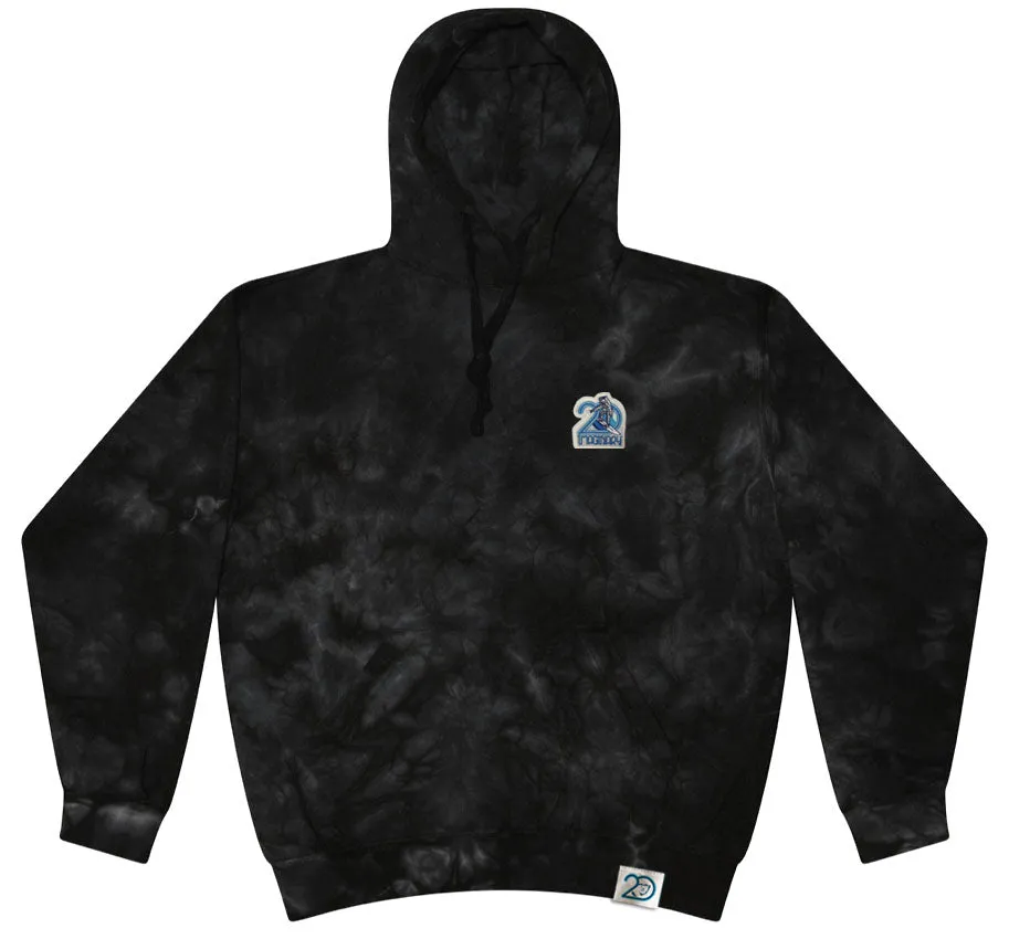 20 year anniversary CRYSTAL DYE Black Pullover Hoodie