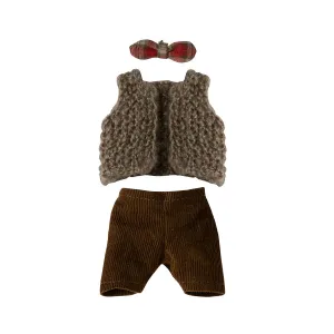 2023 Maileg Grandpa Mouse Vest, Pants and Bow Tie