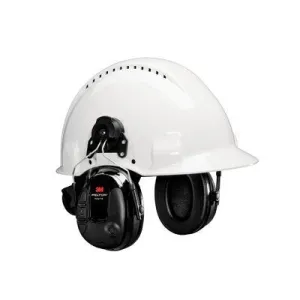 3M PELTOR MT13H220P3E ProTac III Slim Headset, Black, Hard Hat Attached. Each