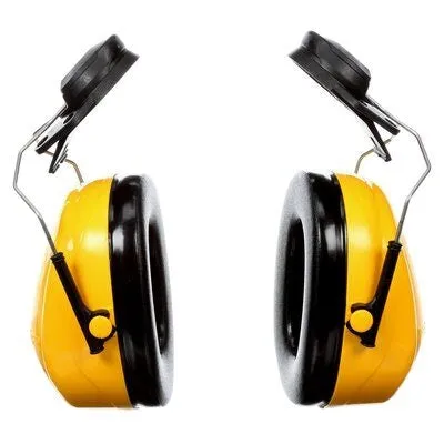 3M PELTOR Optime™ 98 Earmuffs, hard hat attached H9P3E, NRR: 23 dB. Each