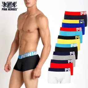 8 Colors Mens Popular Plus Size Underwear Breathable Cotton Spandex Underpants Panties Solid Man Shorts Boxers Trunks