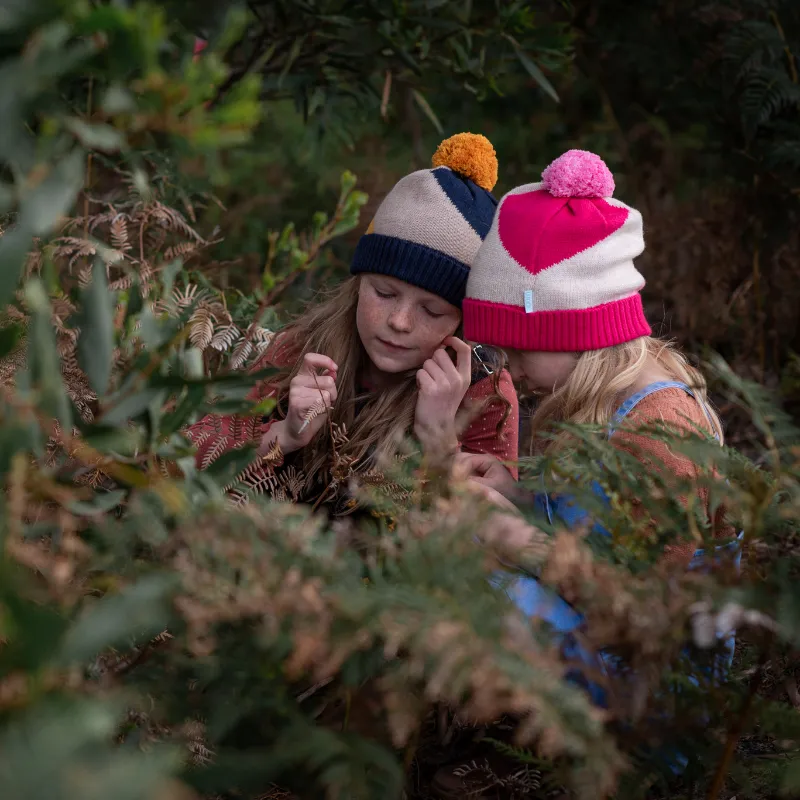 Acorn Stripes Beanie - Navy