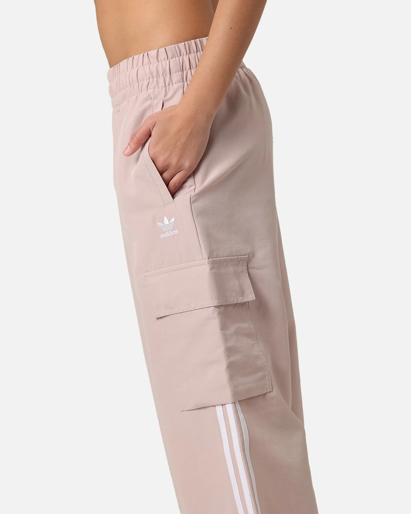 Adidas Women's 3 Stripes Cargo Pants Wonder Taupe