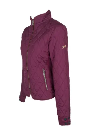 Adults Quilted Jacket - Racey - Classic Burgundy