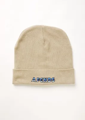 AFENDS Unisex Chromed - Knit Beanie - Cement