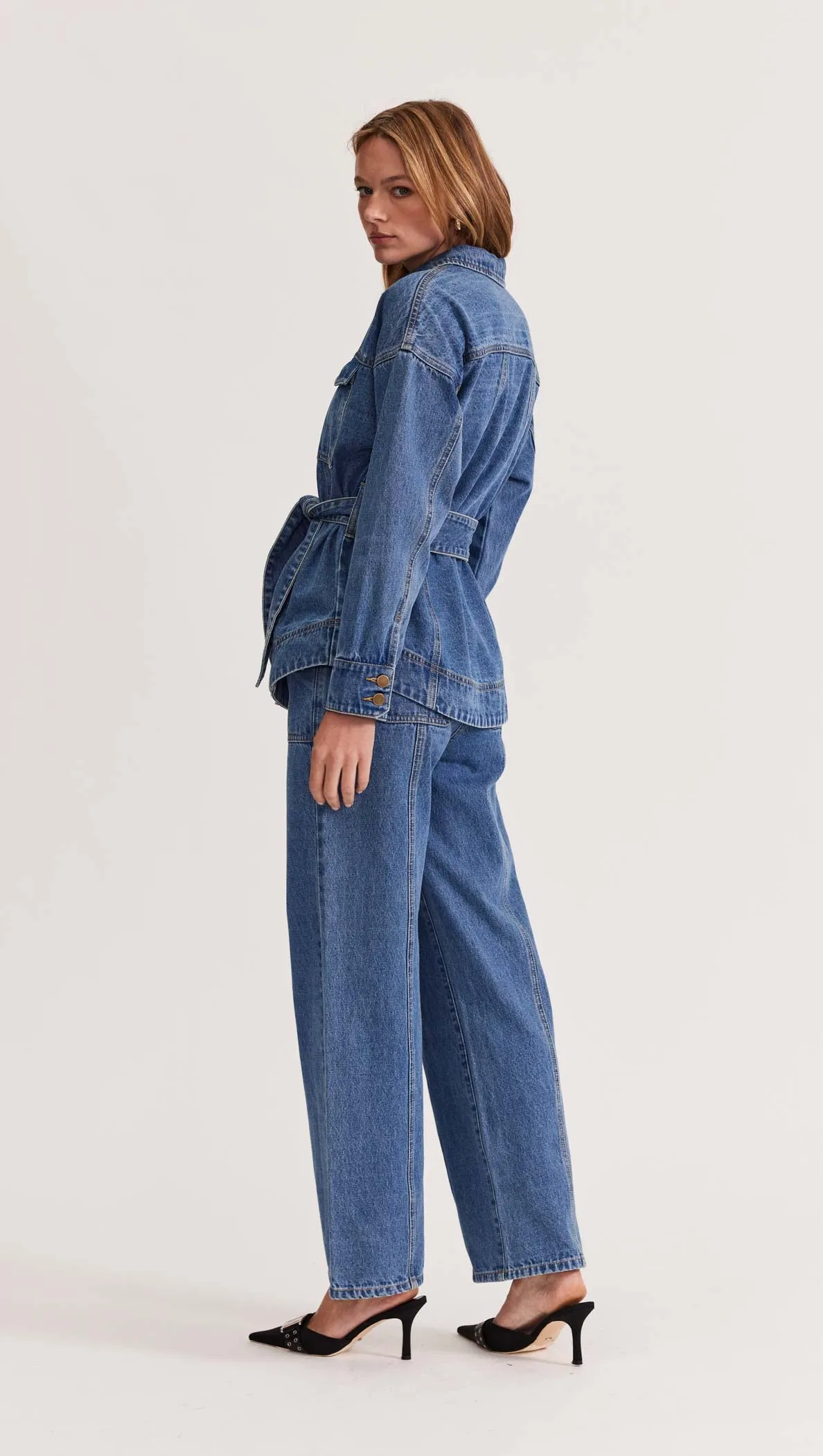 ALITA DENIM SHACKET - Extra 15% off