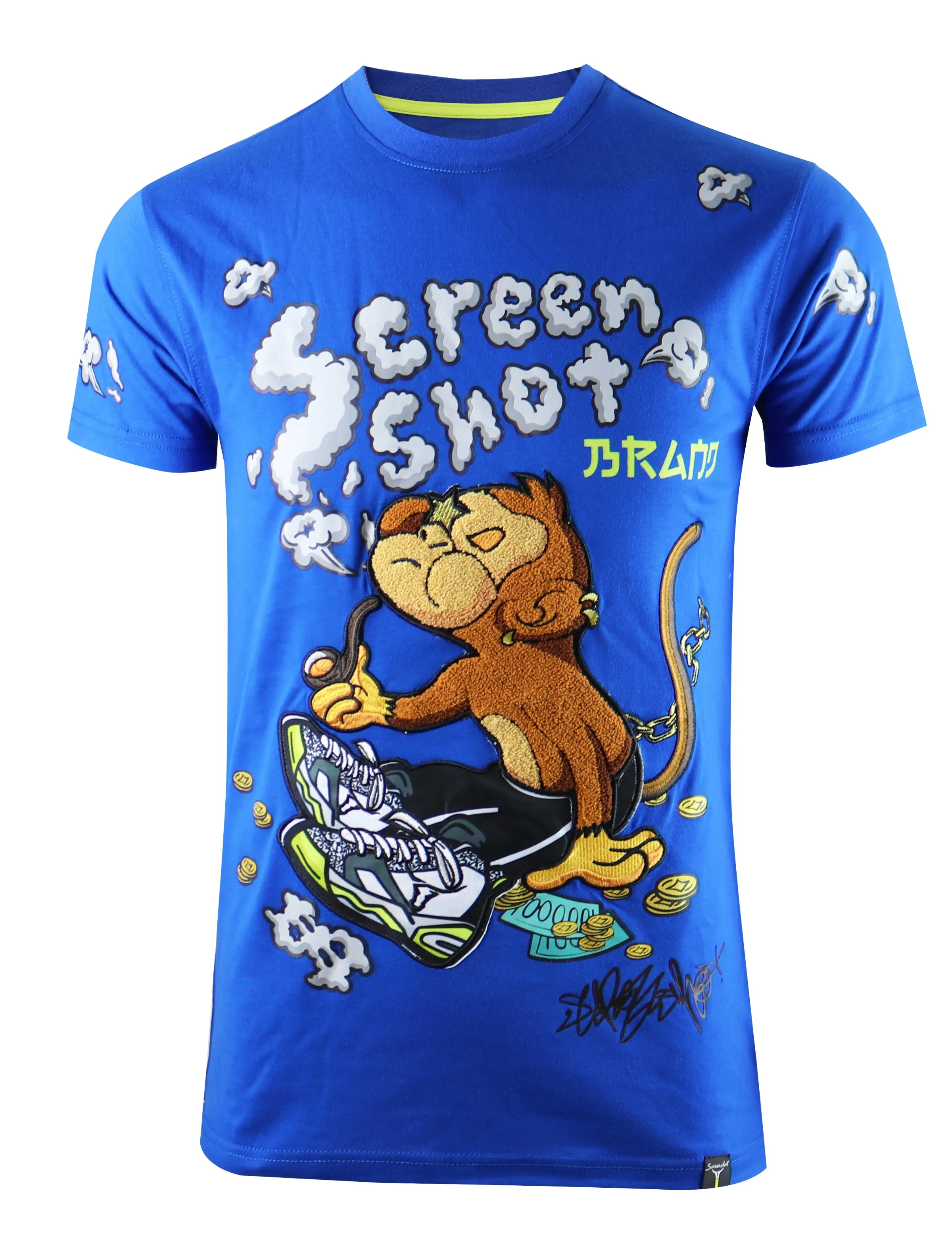 ANIMATION TEE-S1171 (ROYAL)