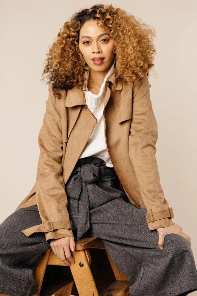 Annabelle Trench Coat in Tan