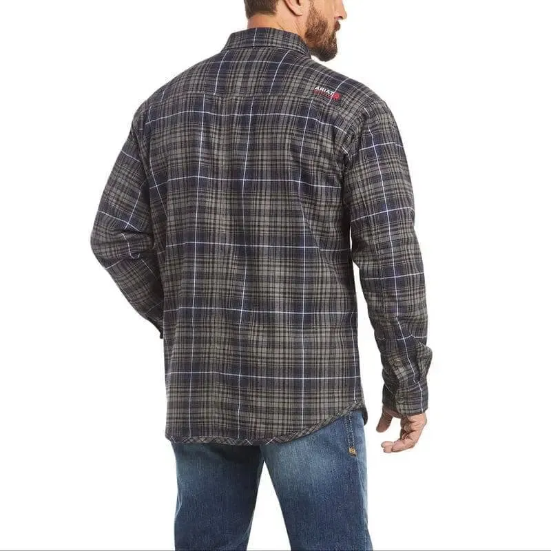 ARIAT - FR Monument Shirt Jacket, Grey Plaid