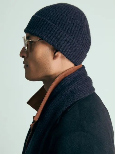 Atelier Ribbed-cashmere Beanie