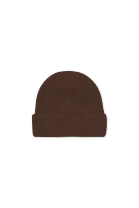 ATLAS BEANIE - AMERICANO - SILK/CASHMERE