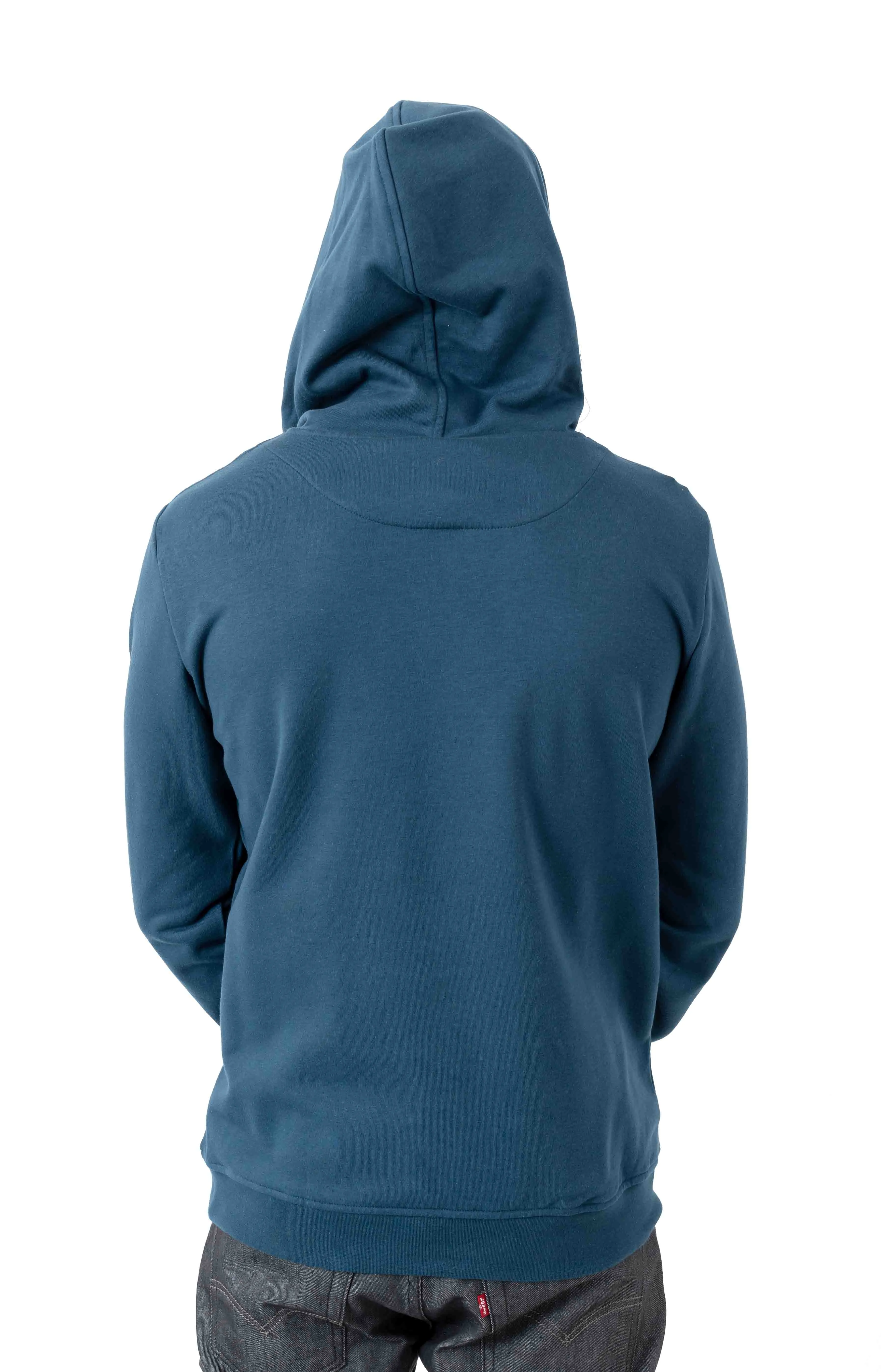 Authentic Zimim Pullover Hoodie - Blue/Dark White