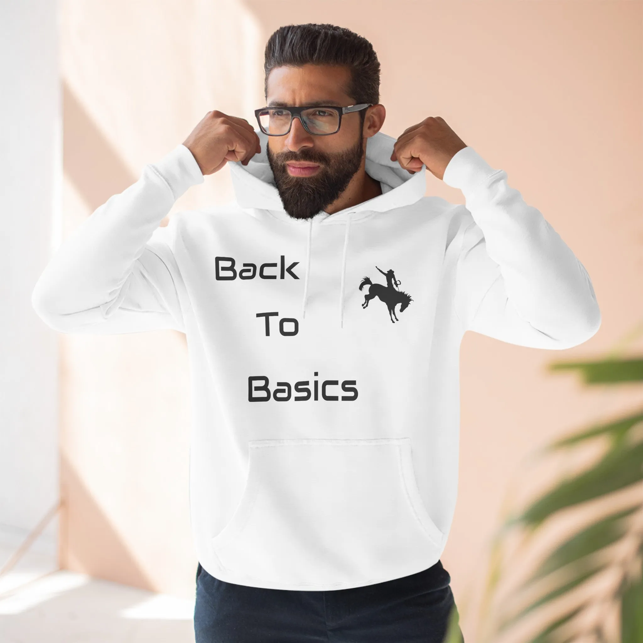 Back to Basics Three-Panel Fleece Hoodie