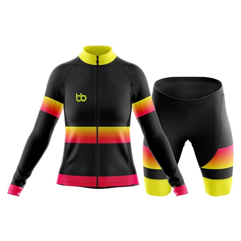 BB Gradient Club Cycling Kit (Yellow-Pink)