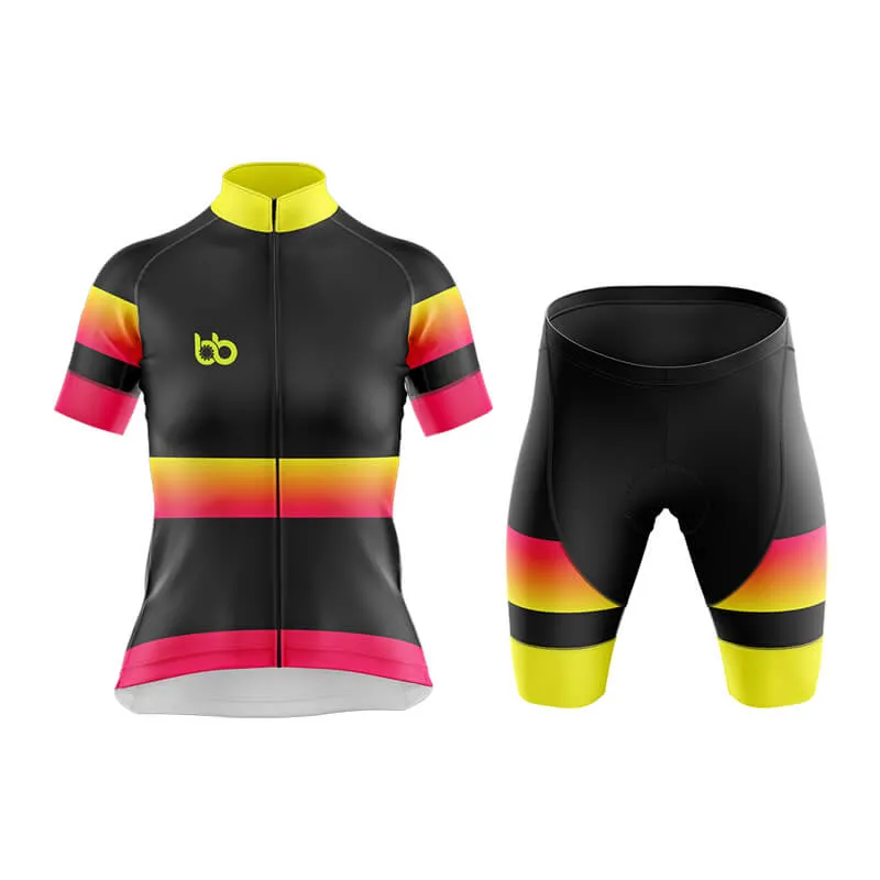 BB Gradient Club Cycling Kit (Yellow-Pink)