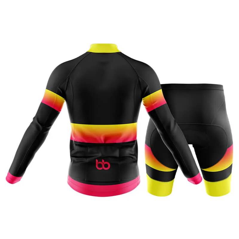 BB Gradient Club Cycling Kit (Yellow-Pink)