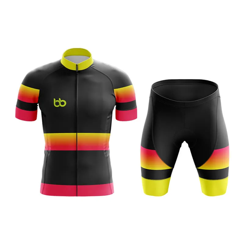 BB Gradient Club Cycling Kit (Yellow-Pink)