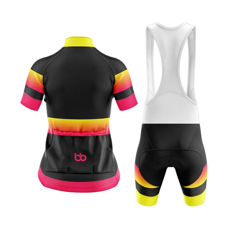 BB Gradient Club Cycling Kit (Yellow-Pink)