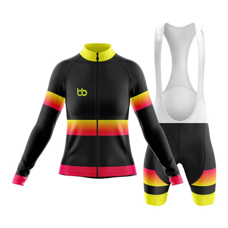 BB Gradient Club Cycling Kit (Yellow-Pink)