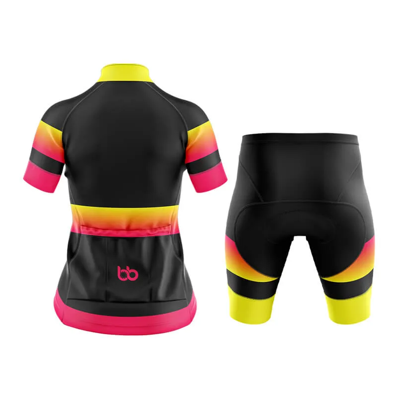 BB Gradient Club Cycling Kit (Yellow-Pink)