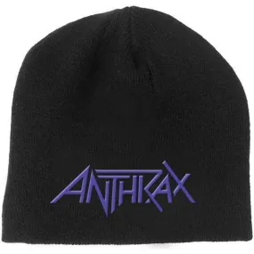 Beanie - Anthrax - Purple Logo