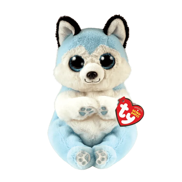 Beanie Babies: Thunder Husky Blue Belly Regular