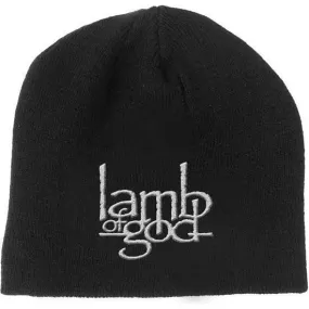 Beanie - Lamb of God - White Logo