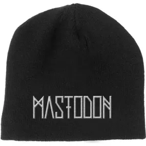 Beanie - Mastodon - Logo in white