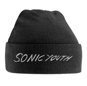 Beanie - Sonic Youth - White Logo