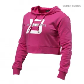 Better Bodies Cropped Hoodie - Hot Pink