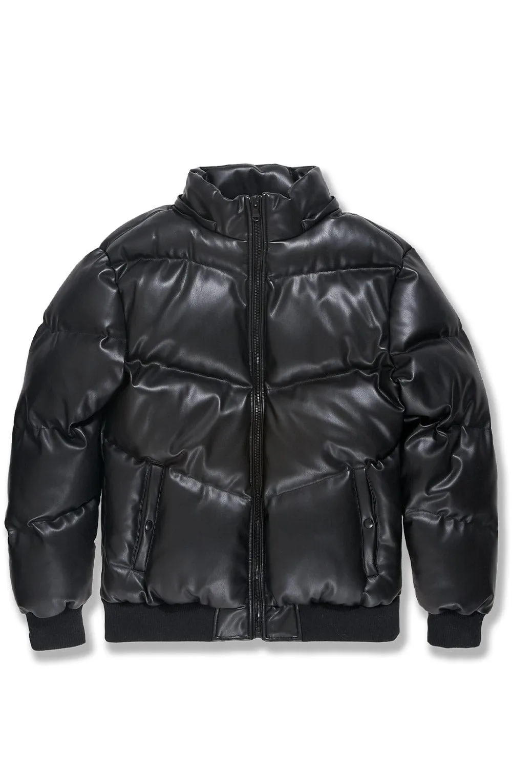 Big Men's Thriller Bubble Jacket (Black)