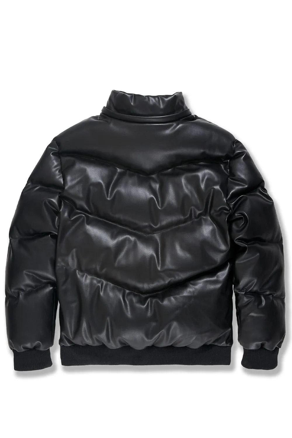 Big Men's Thriller Bubble Jacket (Black)