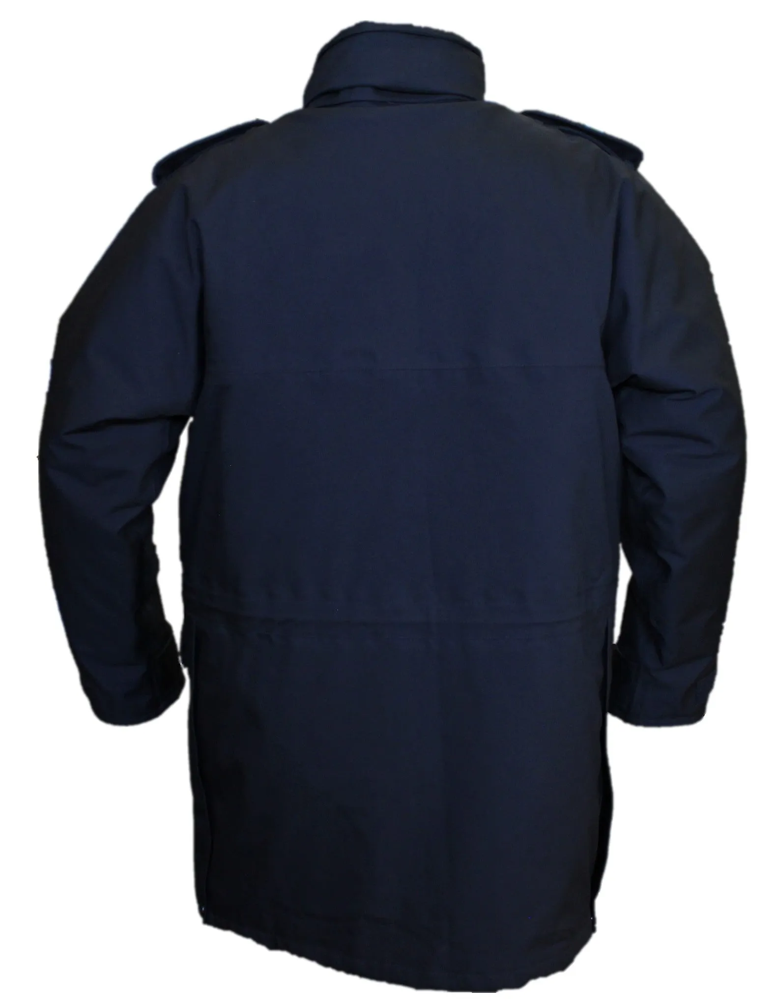 Black 3/4 Goretex Waterproof Rain Coat Ex Police BGC04AN