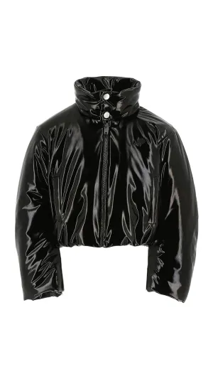 Black Shine Puffer Jacket