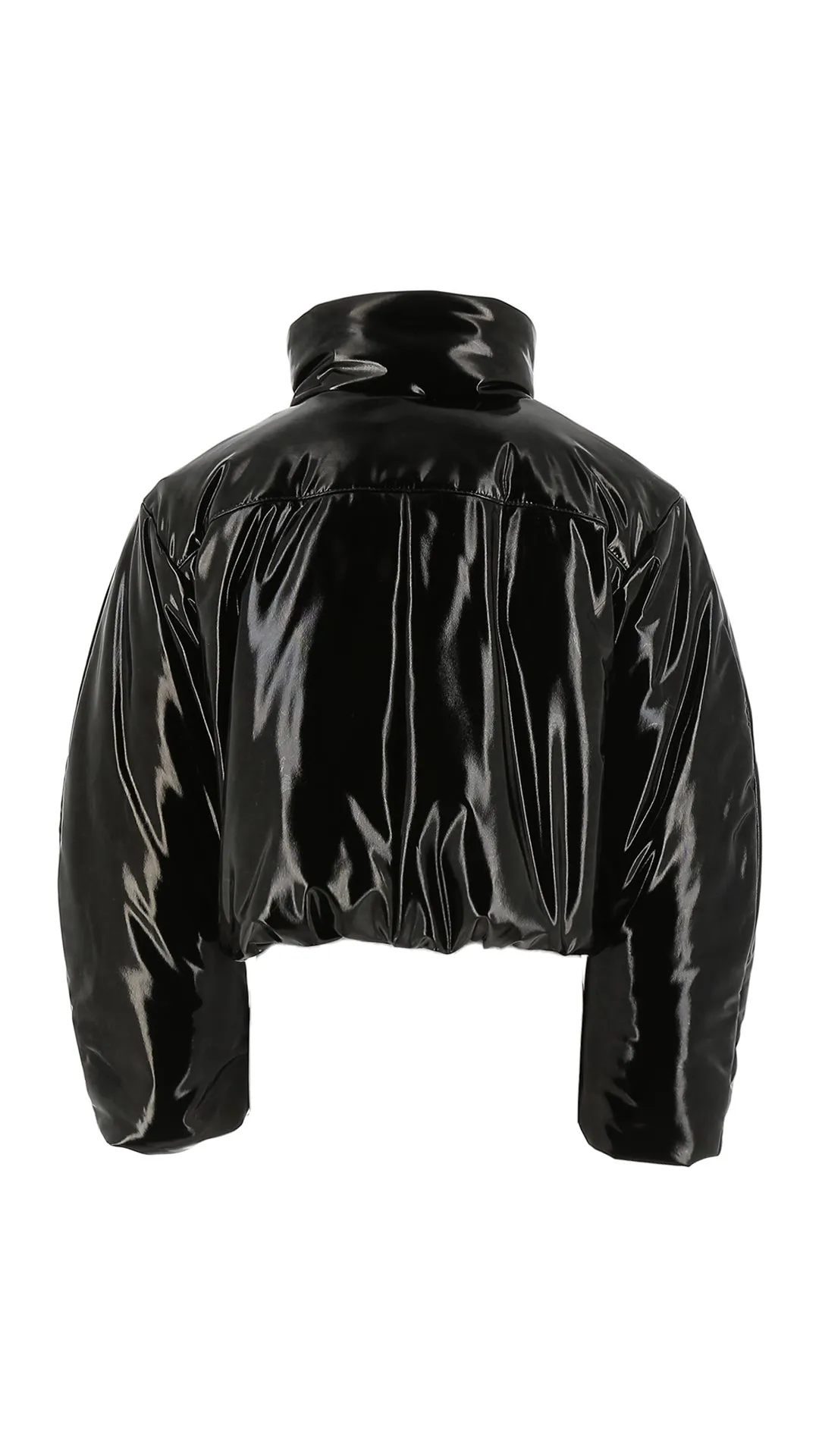 Black Shine Puffer Jacket