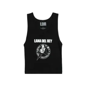 Black Tank Top Lana Del Rey Logo