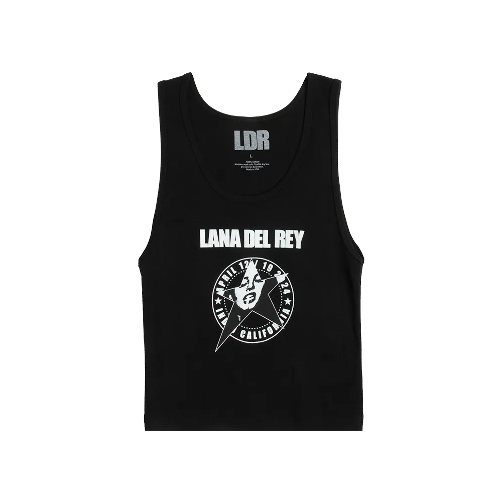 Black Tank Top Lana Del Rey Logo