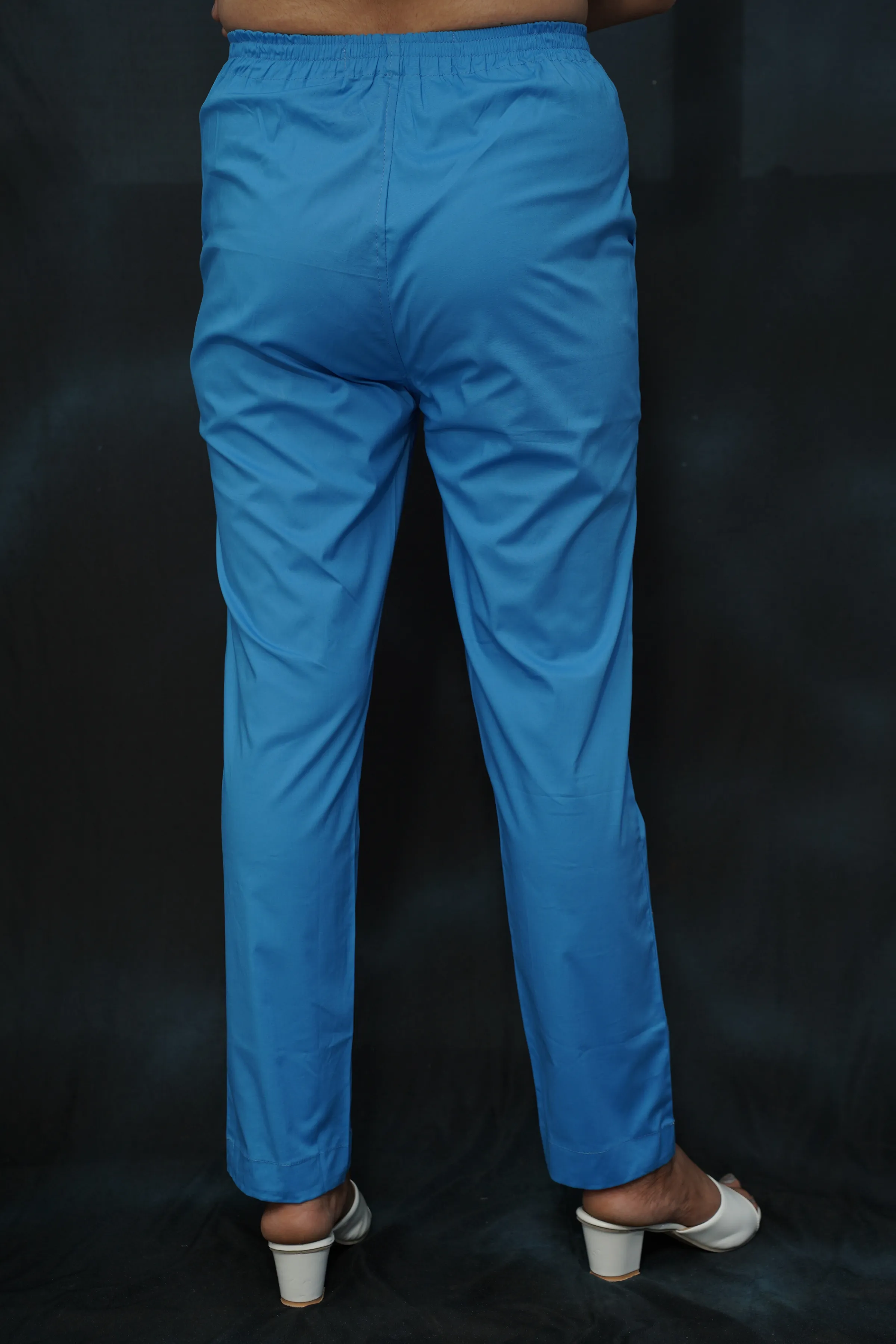 Blue Cotton Kurti Pant