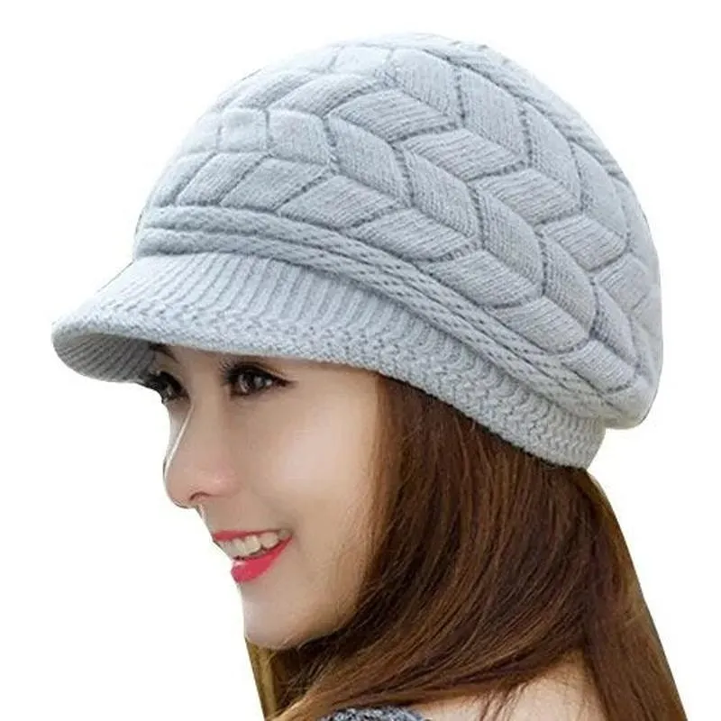 Bonnet Beanie With Brim