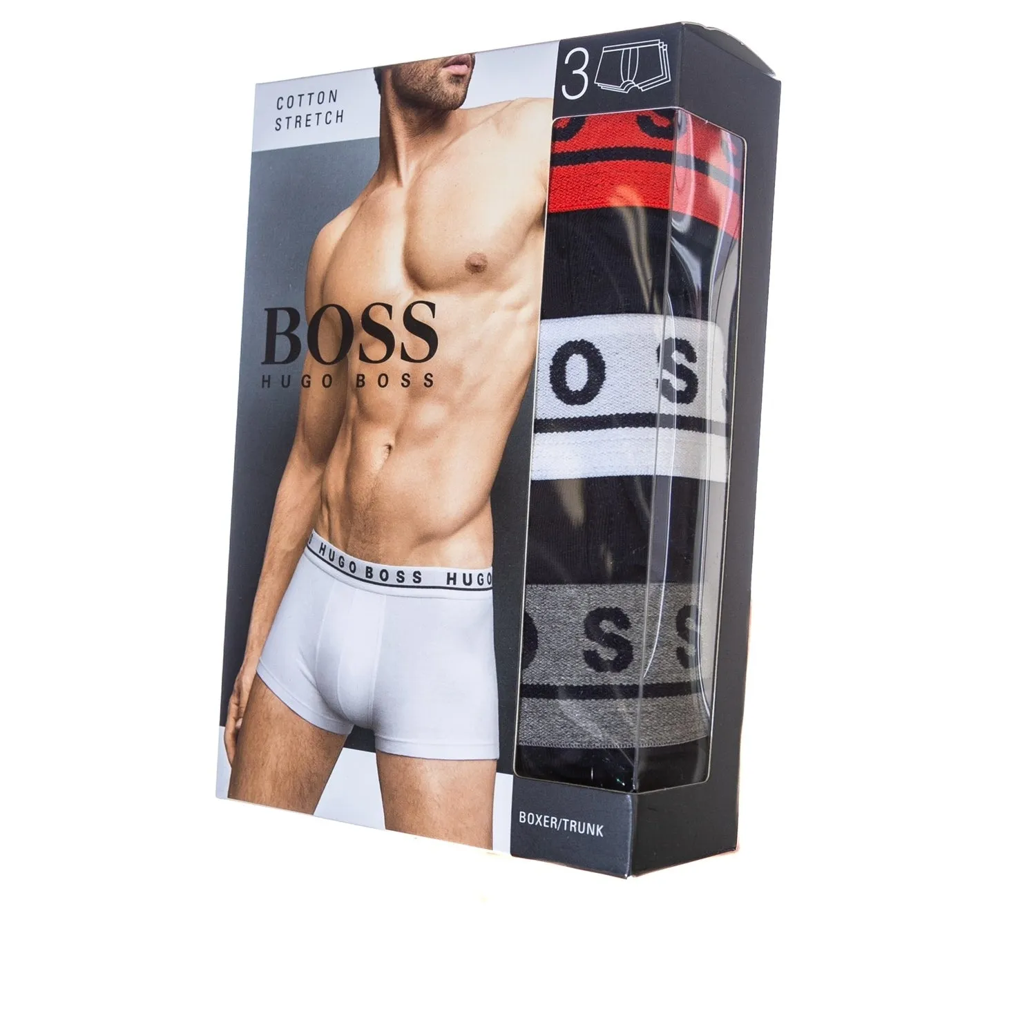 BOSS Trunk 3 Pack Underwear in Navy Mix