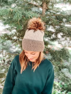 Boxwood Double Brim Crochet Beanie