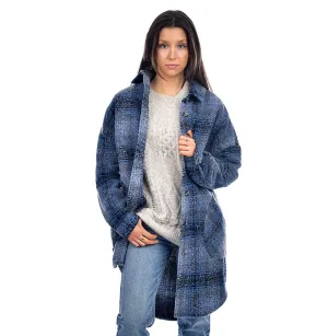 Britney Plaid Long Shacket