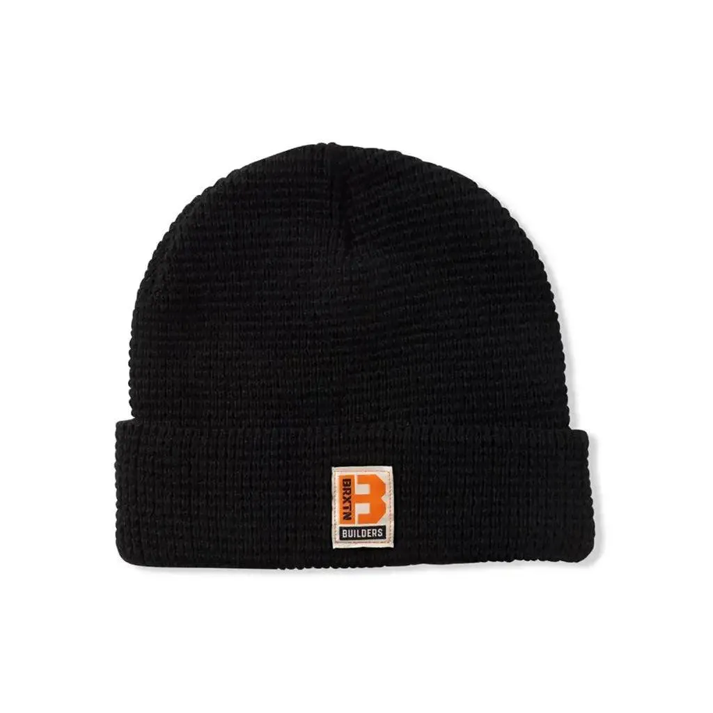 Brixton Waffle Knit Beanie Black