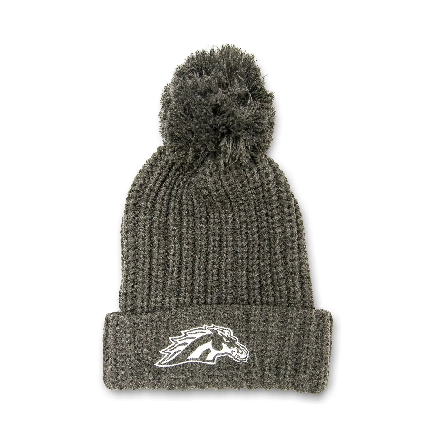 Broncos Chunky Cuff & Pom Beanie