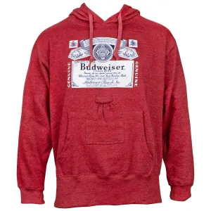 Budweiser Red Beer Pouch Hoodie