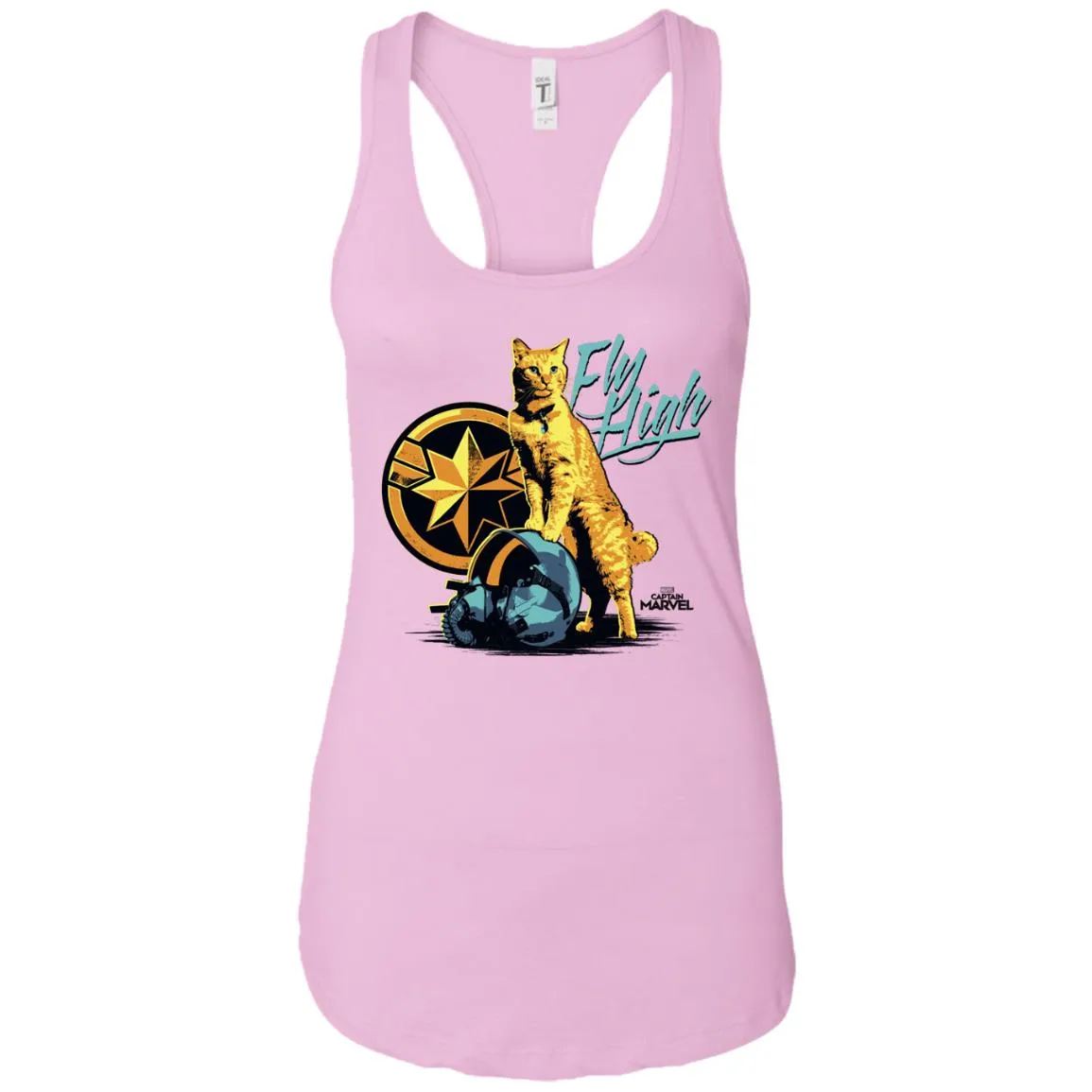 Captain Marvel Symbol Goose Fly High Women Tank Top