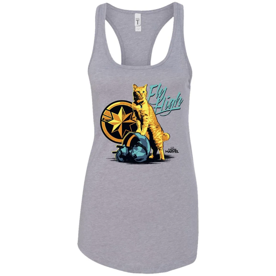 Captain Marvel Symbol Goose Fly High Women Tank Top