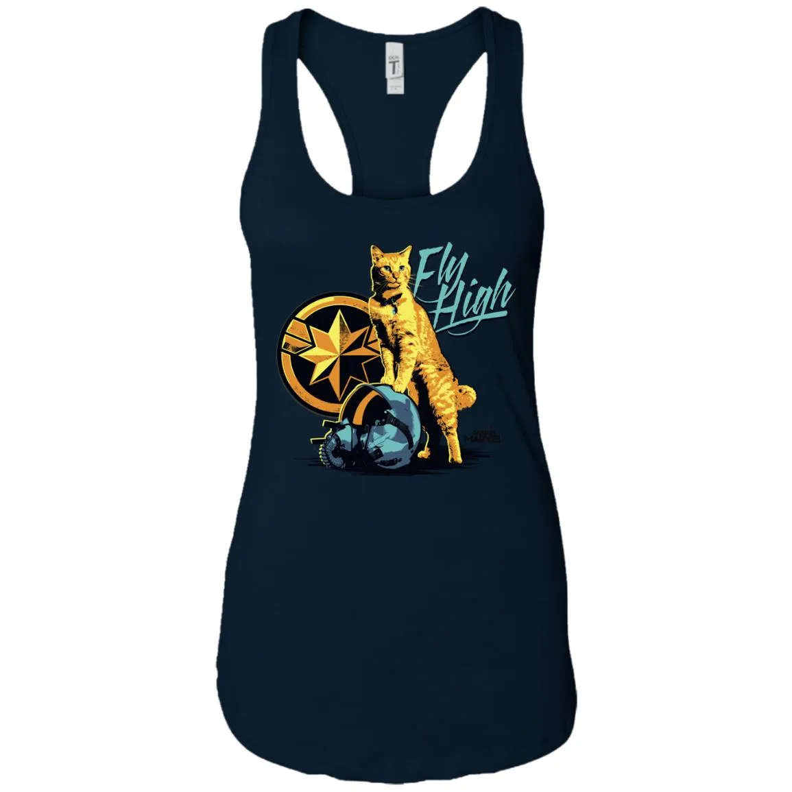 Captain Marvel Symbol Goose Fly High Women Tank Top